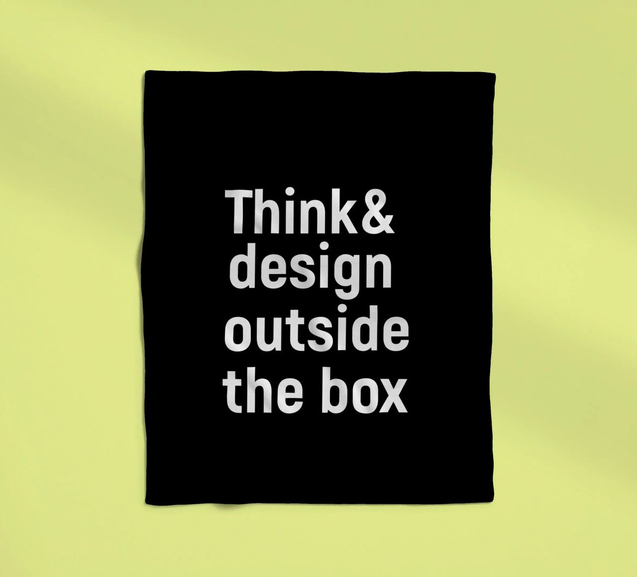Think and design outside the box coperta in pile da happieeagle
