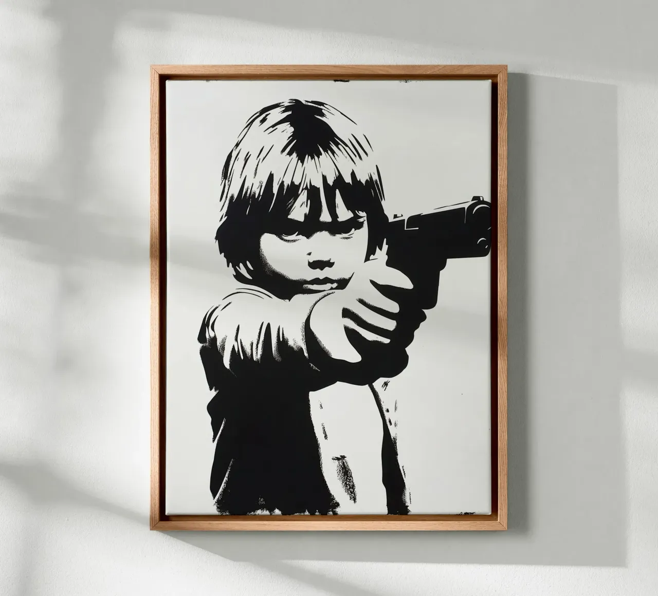 Violence canvas met Baklijst van Art Center
