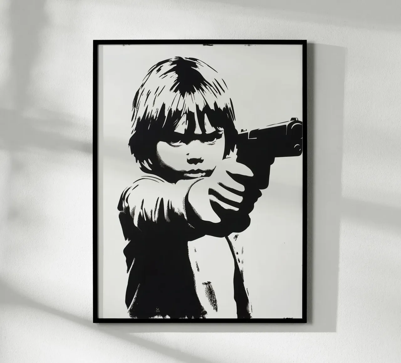 Violence poster con telaio in legno da Art Center