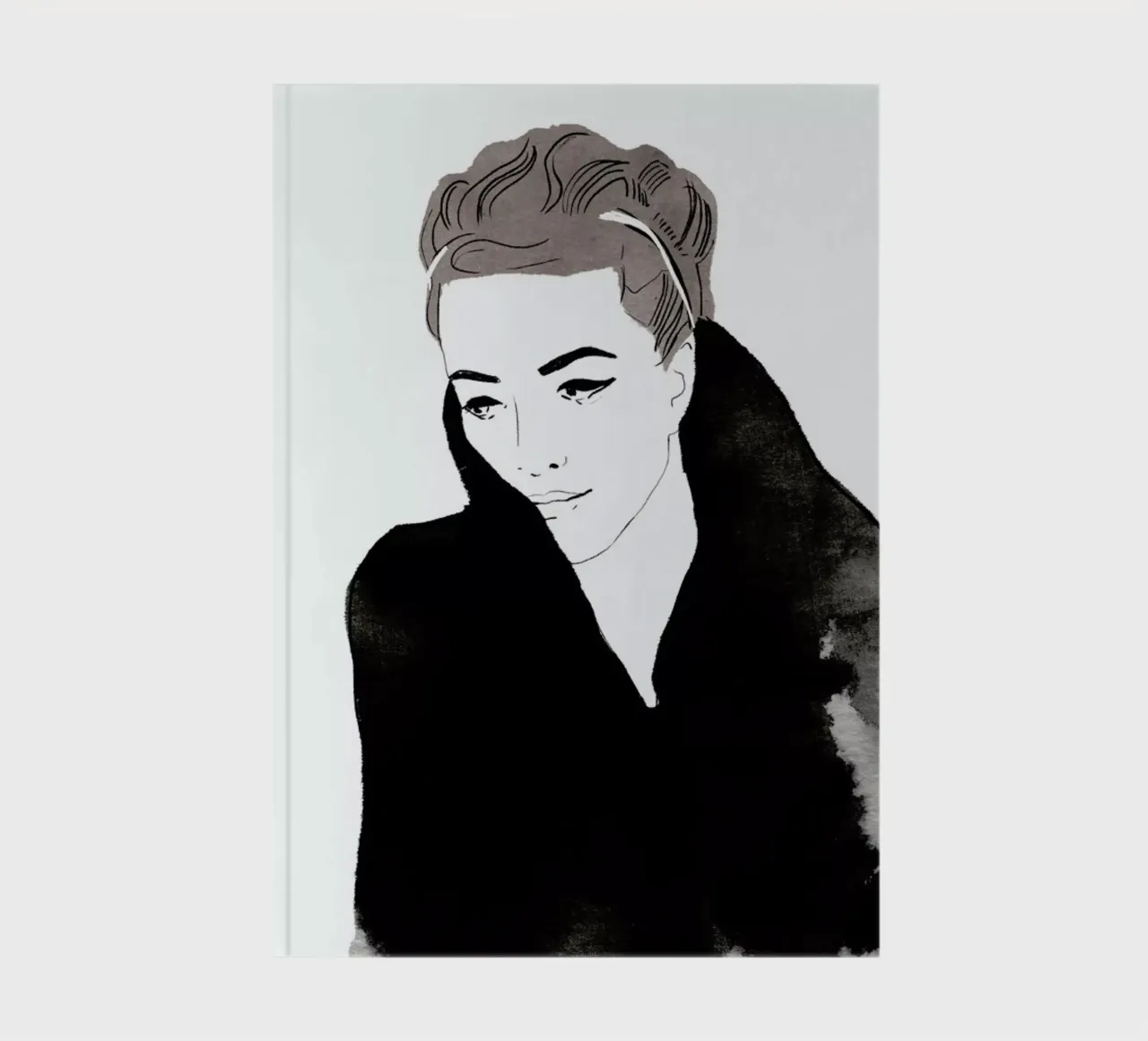 Lady In Black carnet de notes de Niina Pechkovskaya