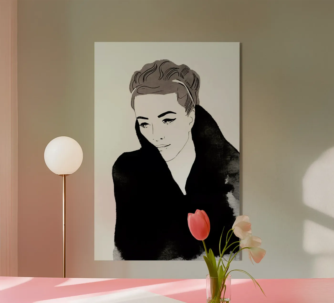 Lady In Black plexiglass da Niina Pechkovskaya