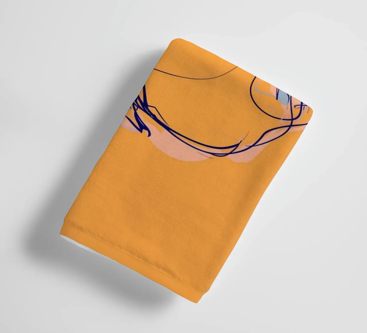 Sketchy femininity towel by Carinaprint