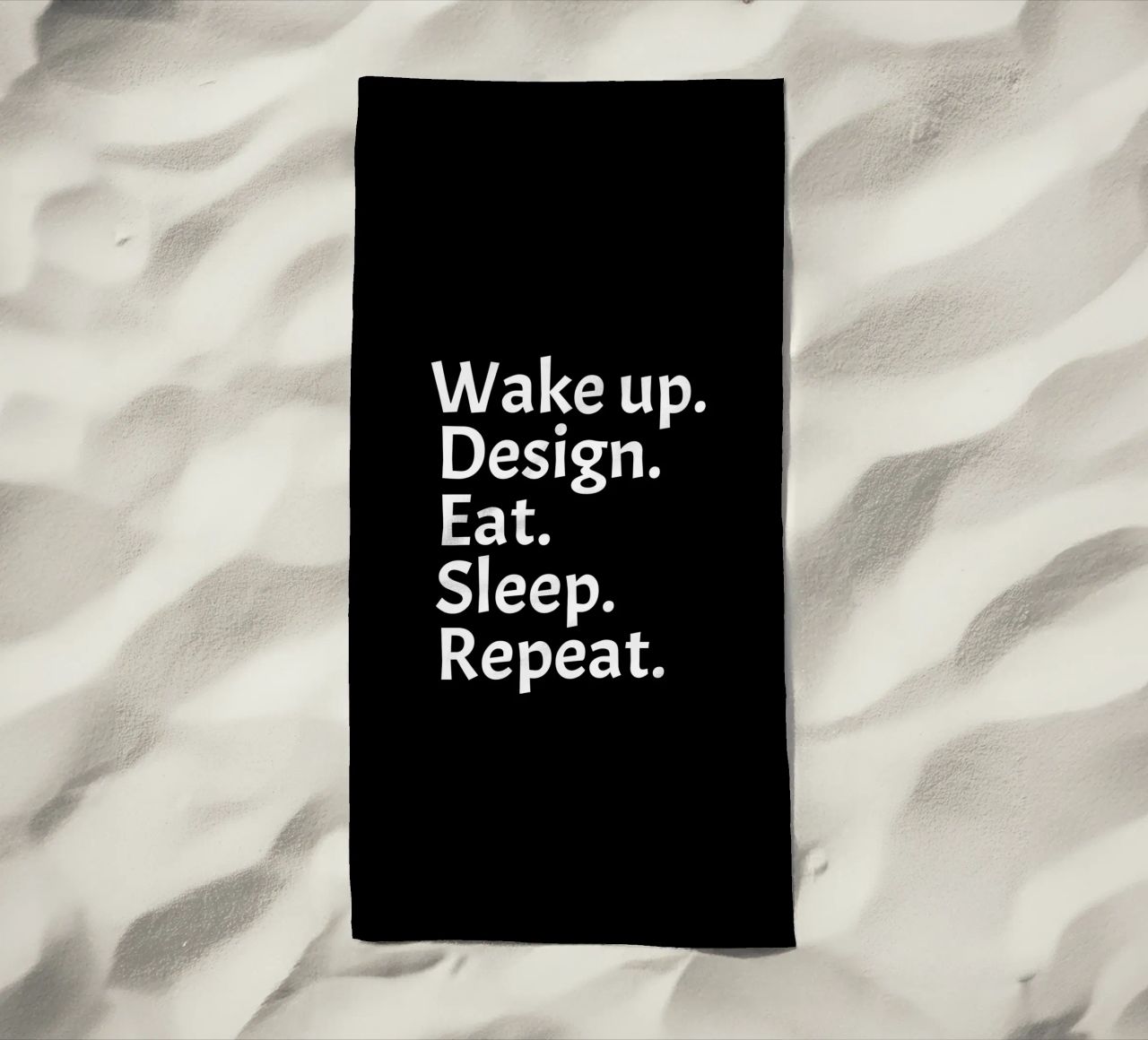 Wake up design eat sleep repeat telo mare da happieeagle