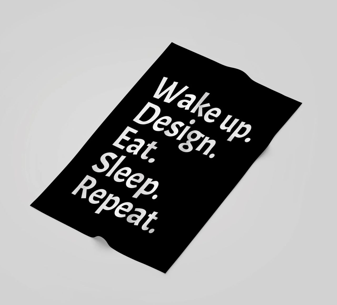 Wake up design eat sleep repeat telo mare da happieeagle