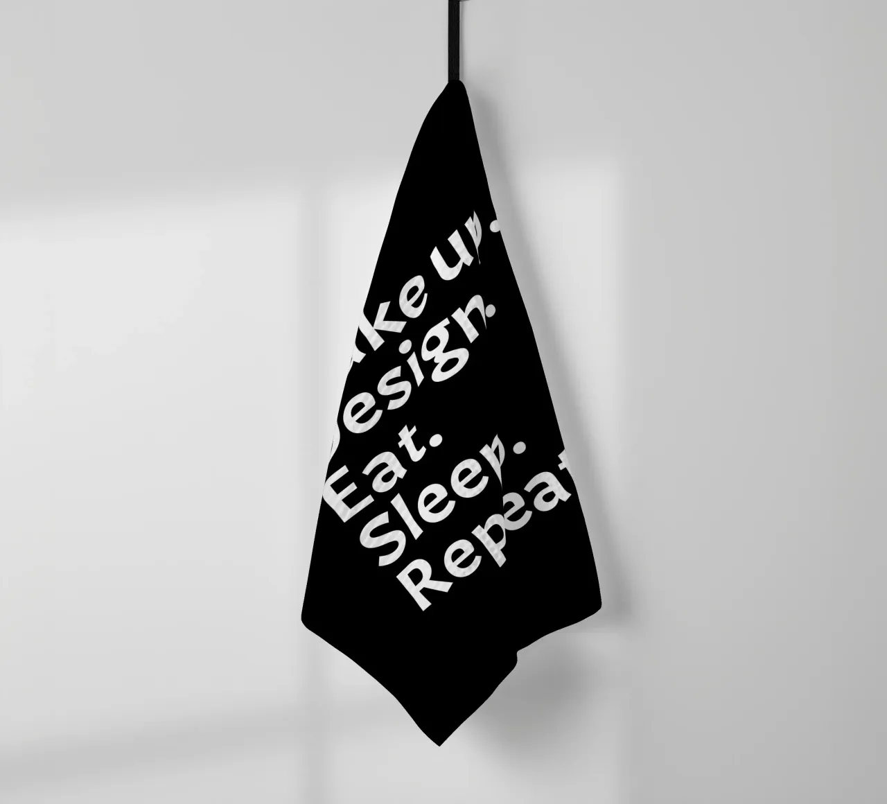 Wake up design eat sleep repeat canovaccio da cucina da happieeagle