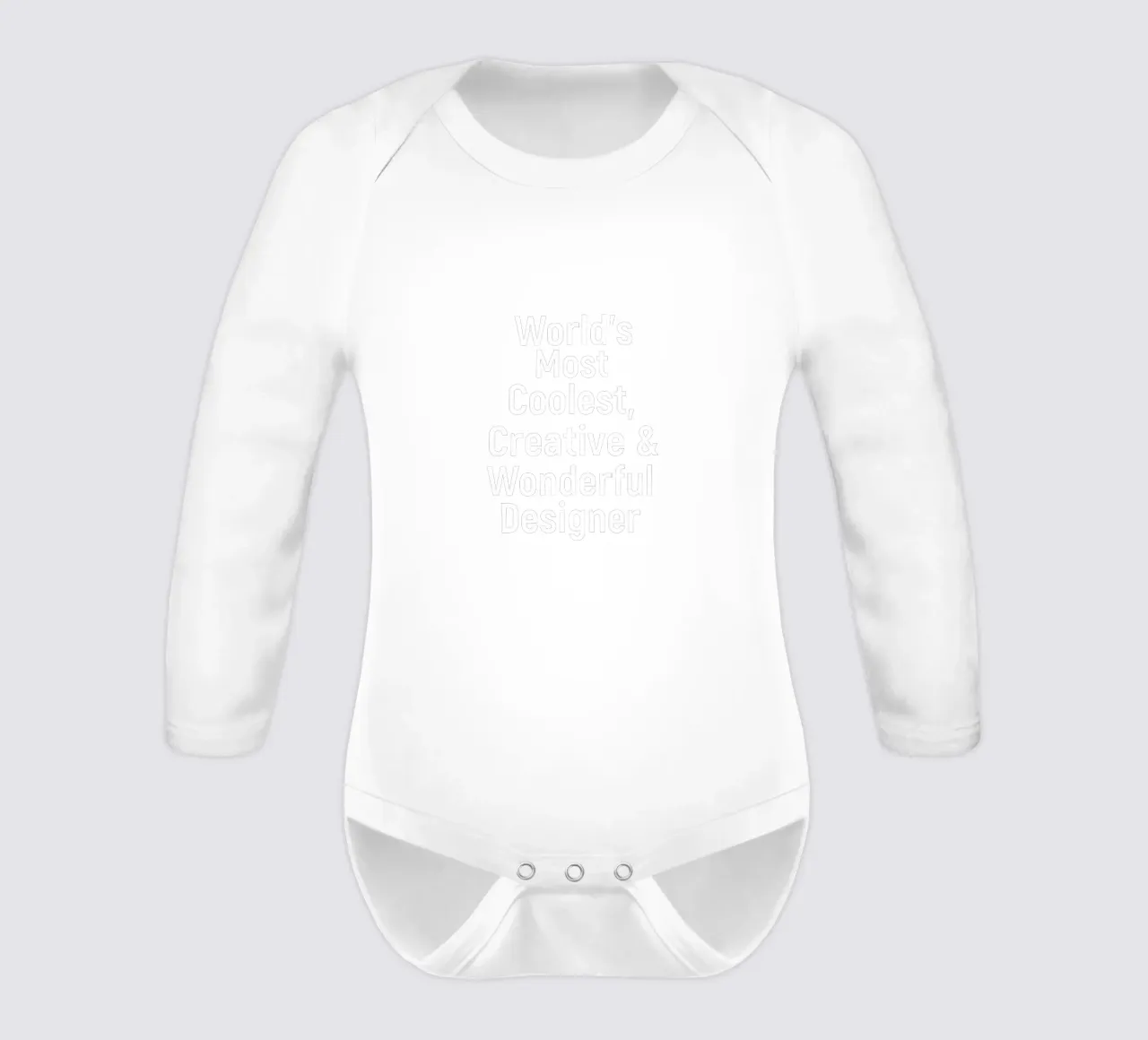 World's most coolest, creative and wonderful designer long-sleeve baby romper by happieeagle