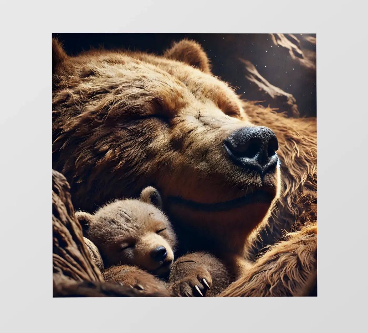 sleeping bears pellicola backlit da hunde-katzen-tiere