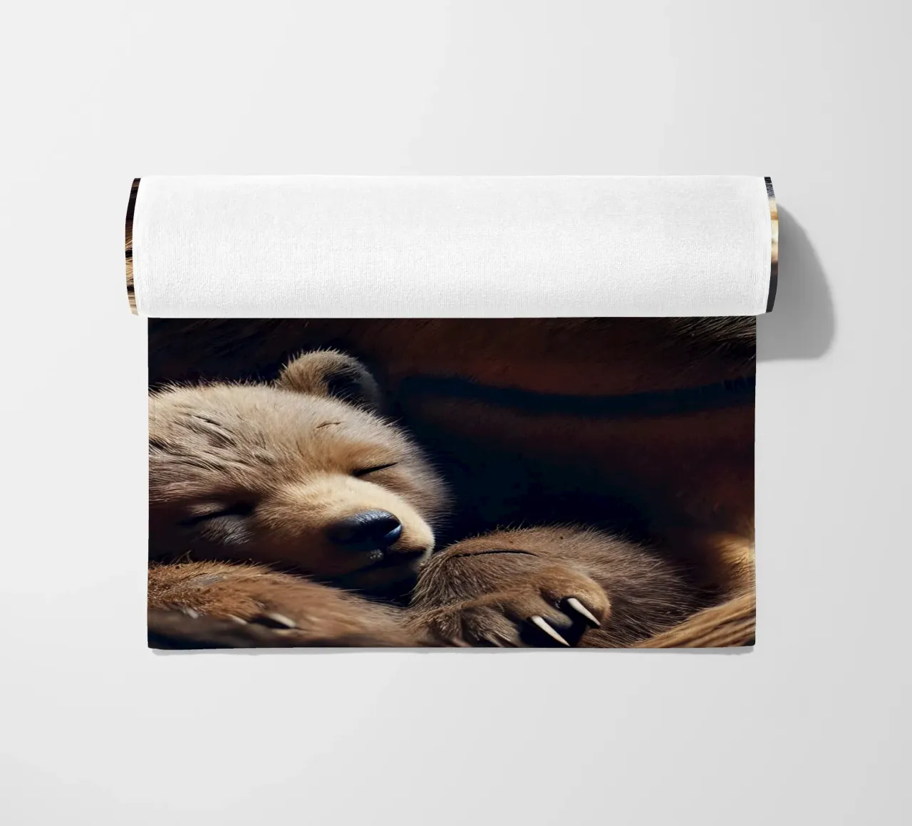 orsi che dormono telo mare da hunde-katzen-tiere