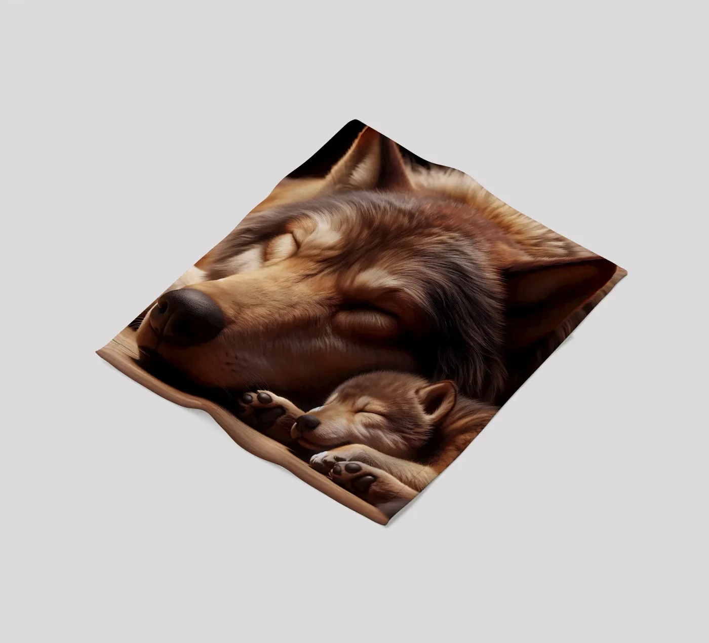 sleeping wolves fleecedeken van hunde-katzen-tiere