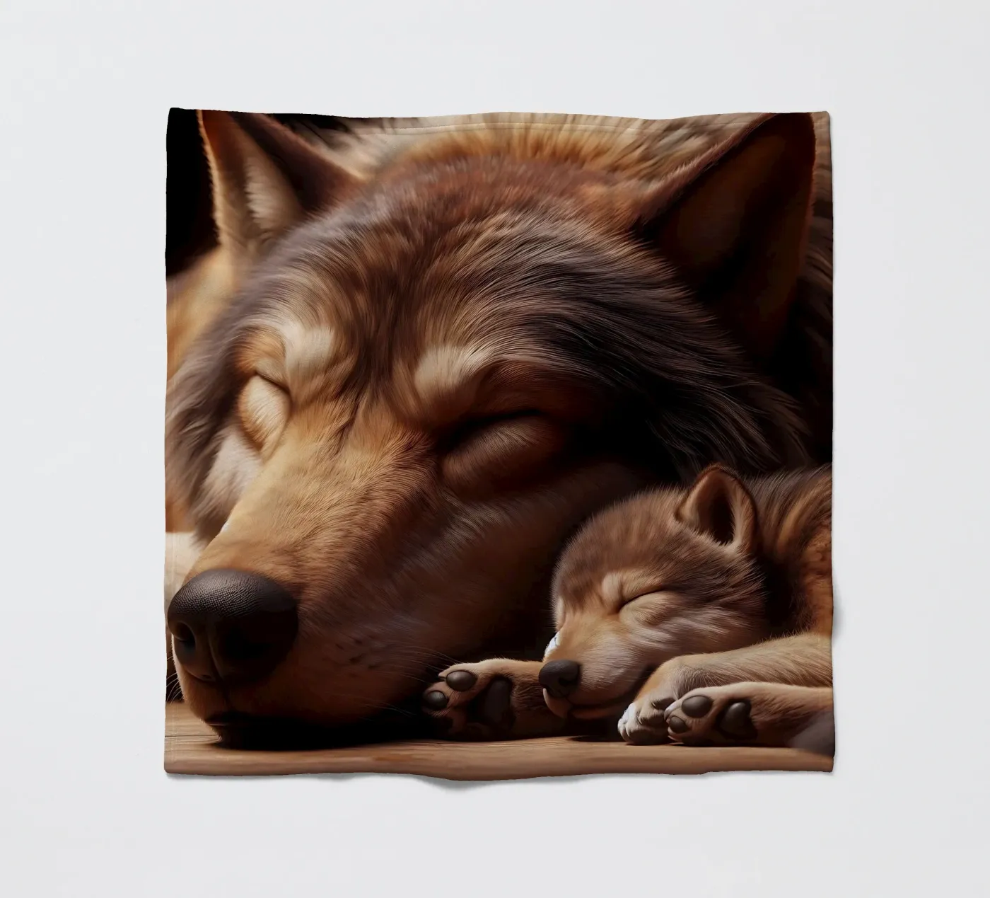 sleeping wolves fleecedeken van hunde-katzen-tiere