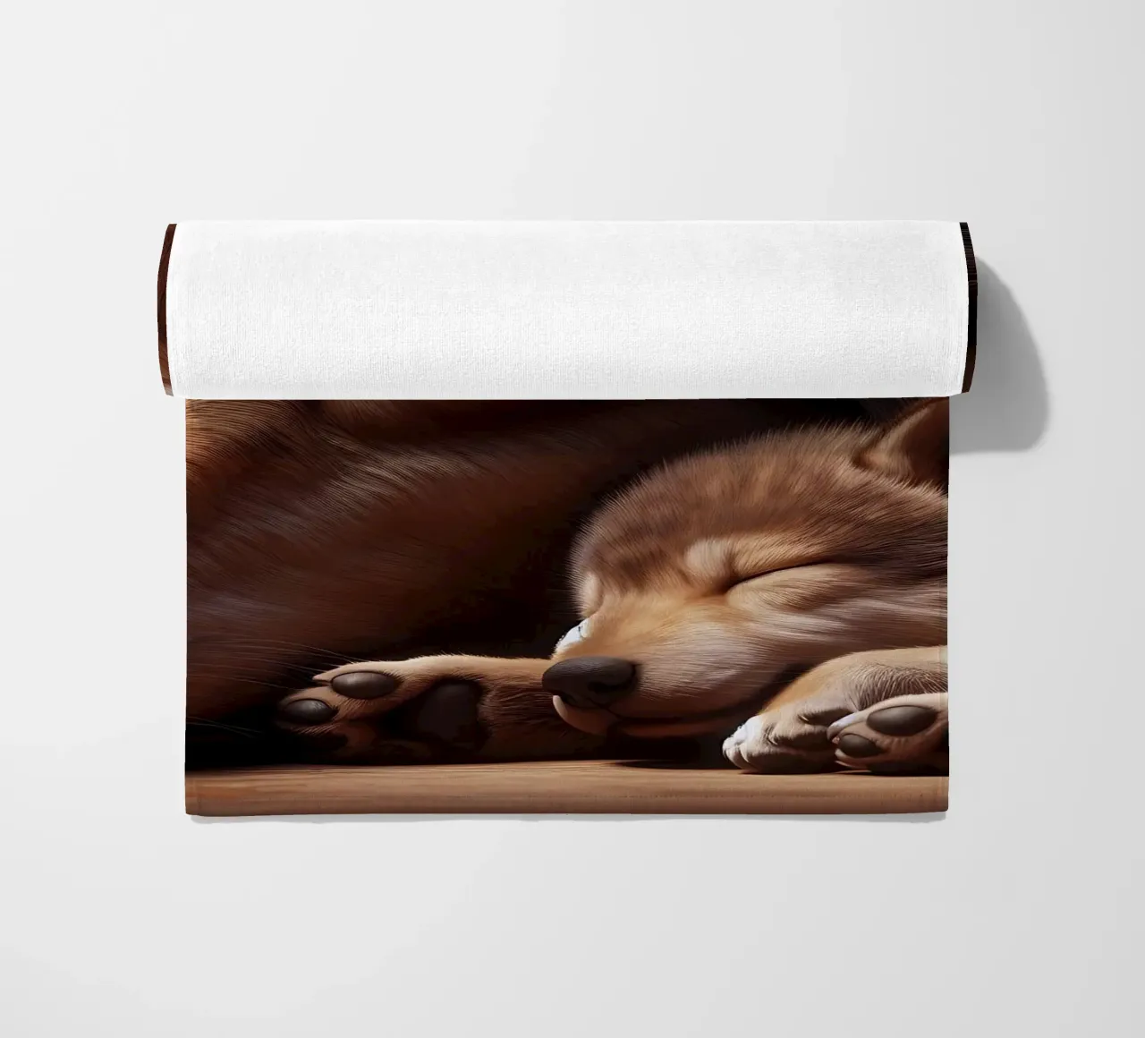 lupi addormentati telo mare da hunde-katzen-tiere