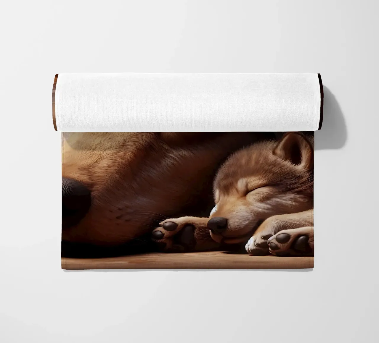 lupi addormentati telo mare da hunde-katzen-tiere