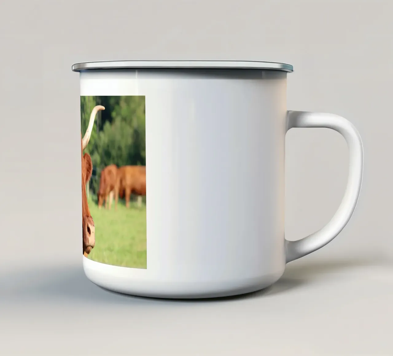 Modello di punta animale tazza in smalto da Alexandra Joseph Fotomomente