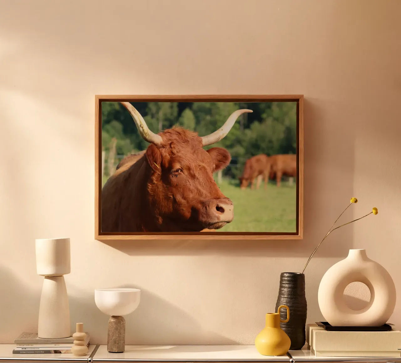 Modello di punta animale tela con Cornice a cassetta da Alexandra Joseph Fotomomente