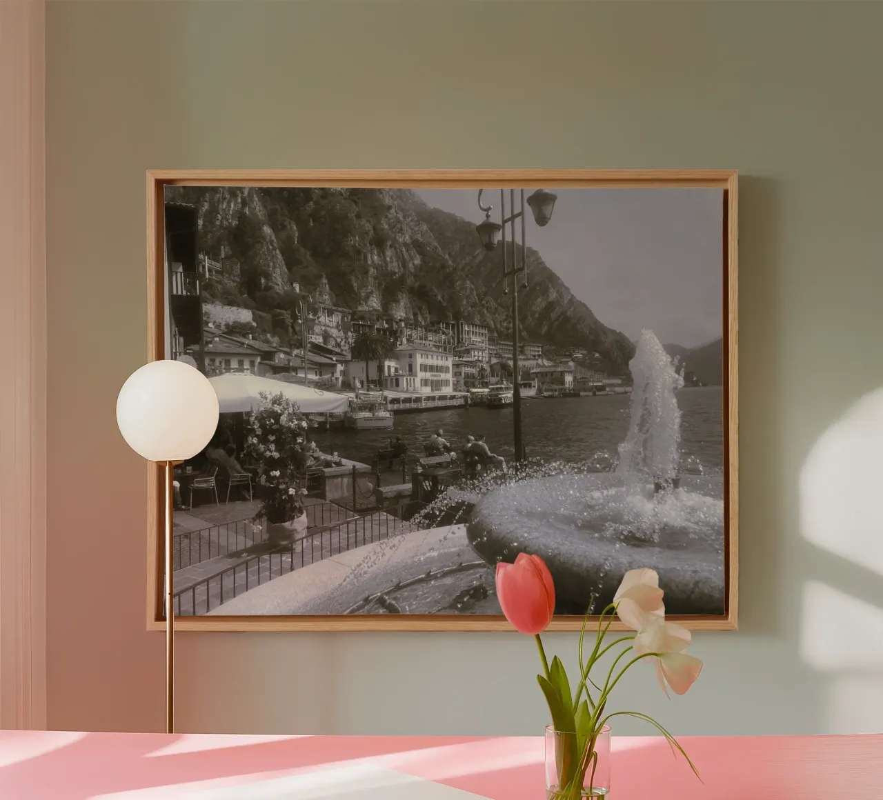Lime in look vintage tela con Cornice a cassetta da Alexandra Joseph Fotomomente