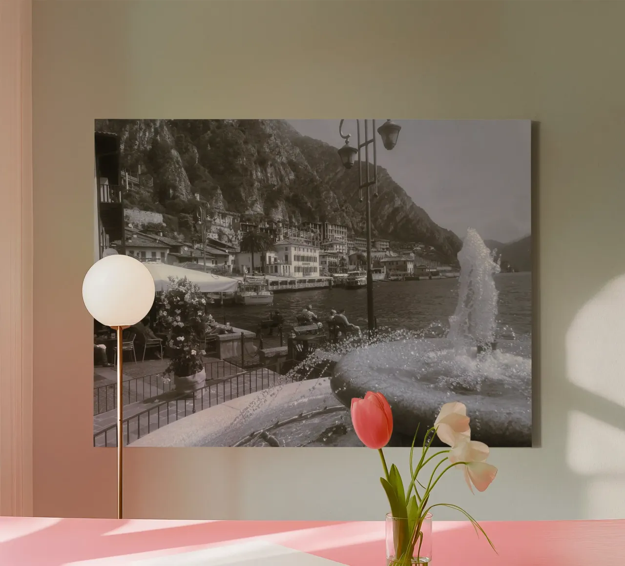 Lime in look vintage tela con Cornice a cassetta da Alexandra Joseph Fotomomente