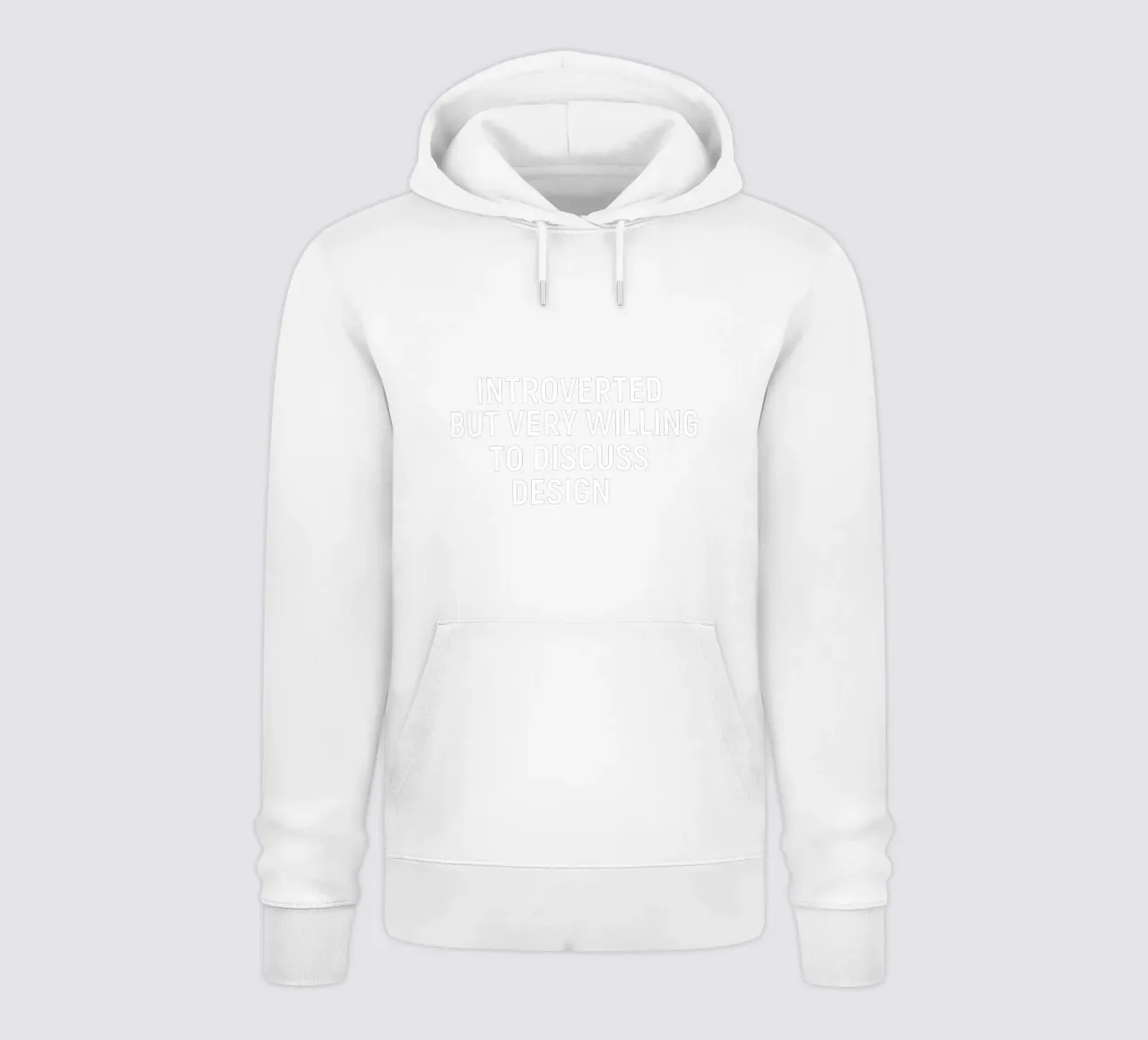 Introverted but very willing to discuss design Hoodie von happieeagle