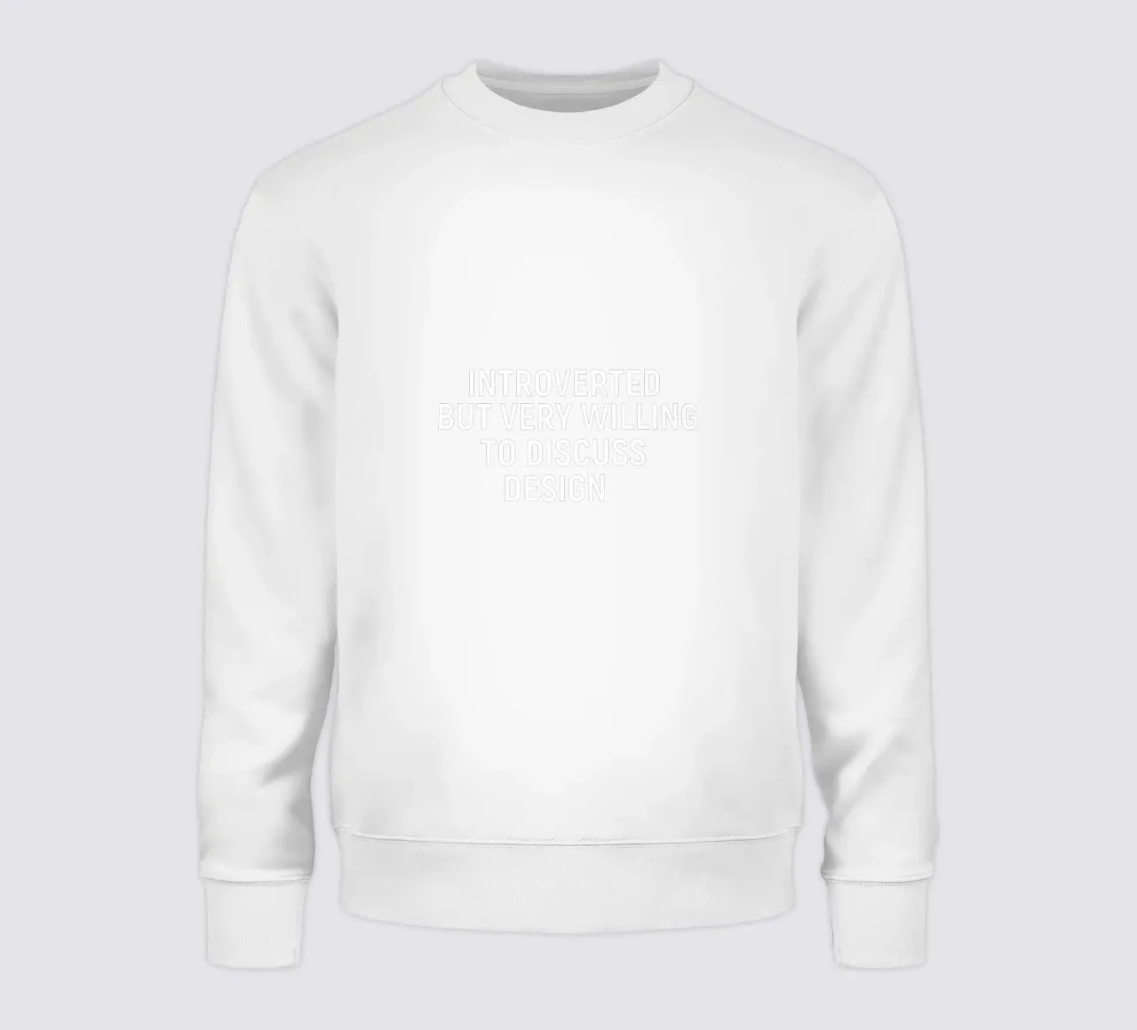 Introverted but very willing to discuss design sweat de happieeagle