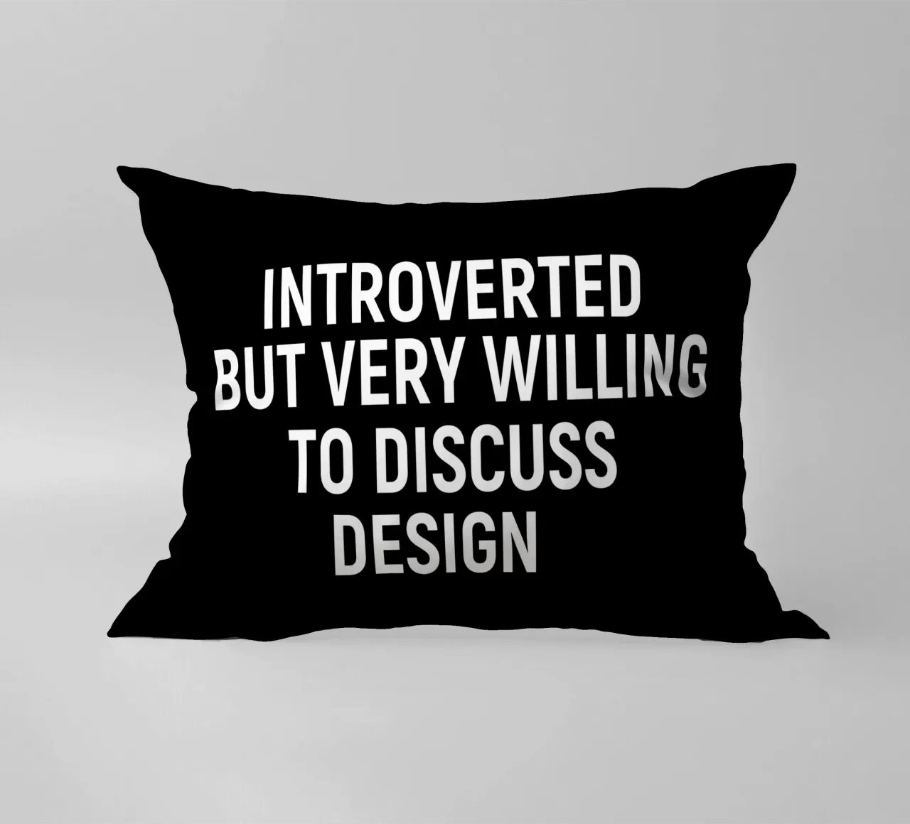 Introverted but very willing to discuss design coussin de happieeagle