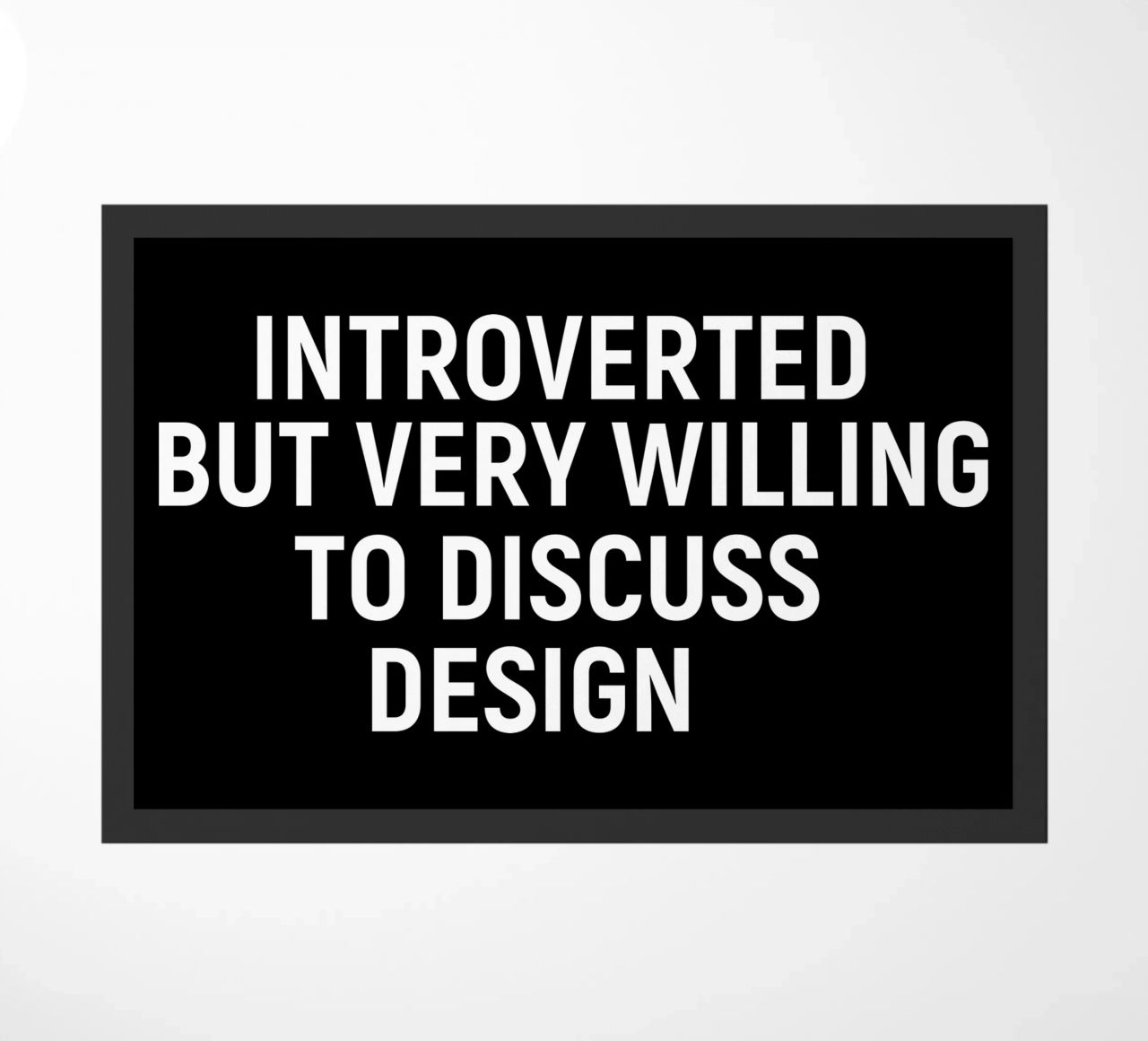 Introverted but very willing to discuss design zerbino da happieeagle