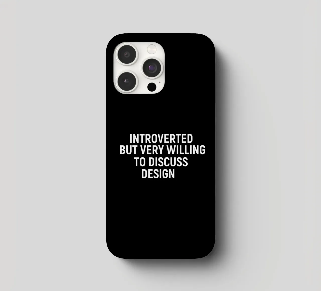 Introverted but very willing to discuss design cover iphone da happieeagle