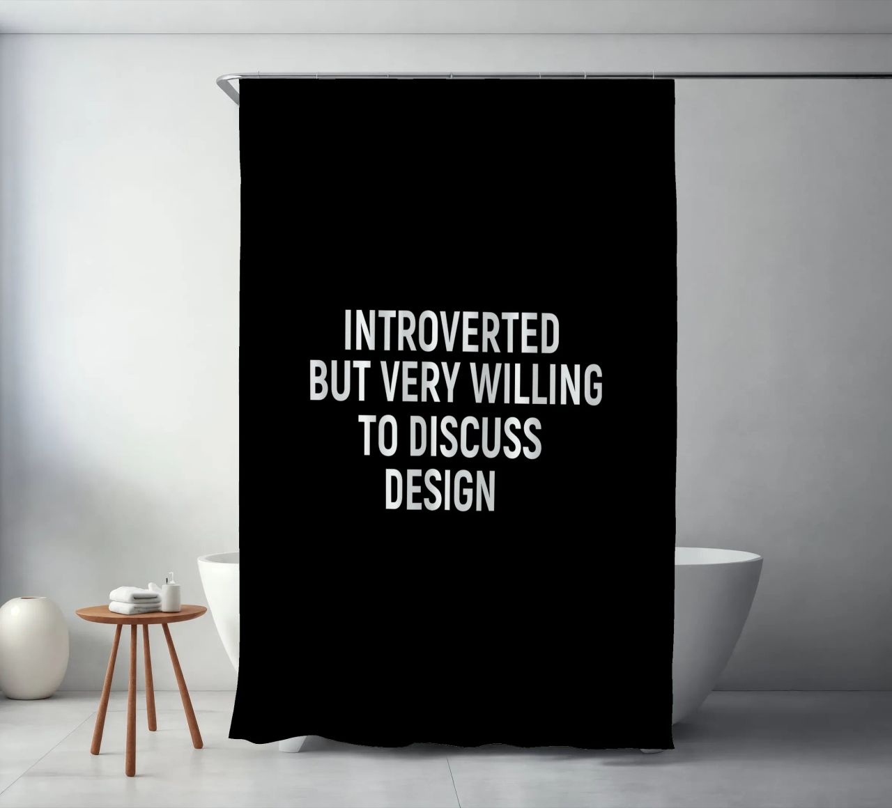 Introverted but very willing to discuss design tenda da doccia da happieeagle
