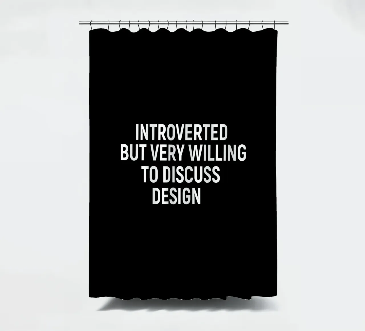 Introverted but very willing to discuss design tenda da doccia da happieeagle