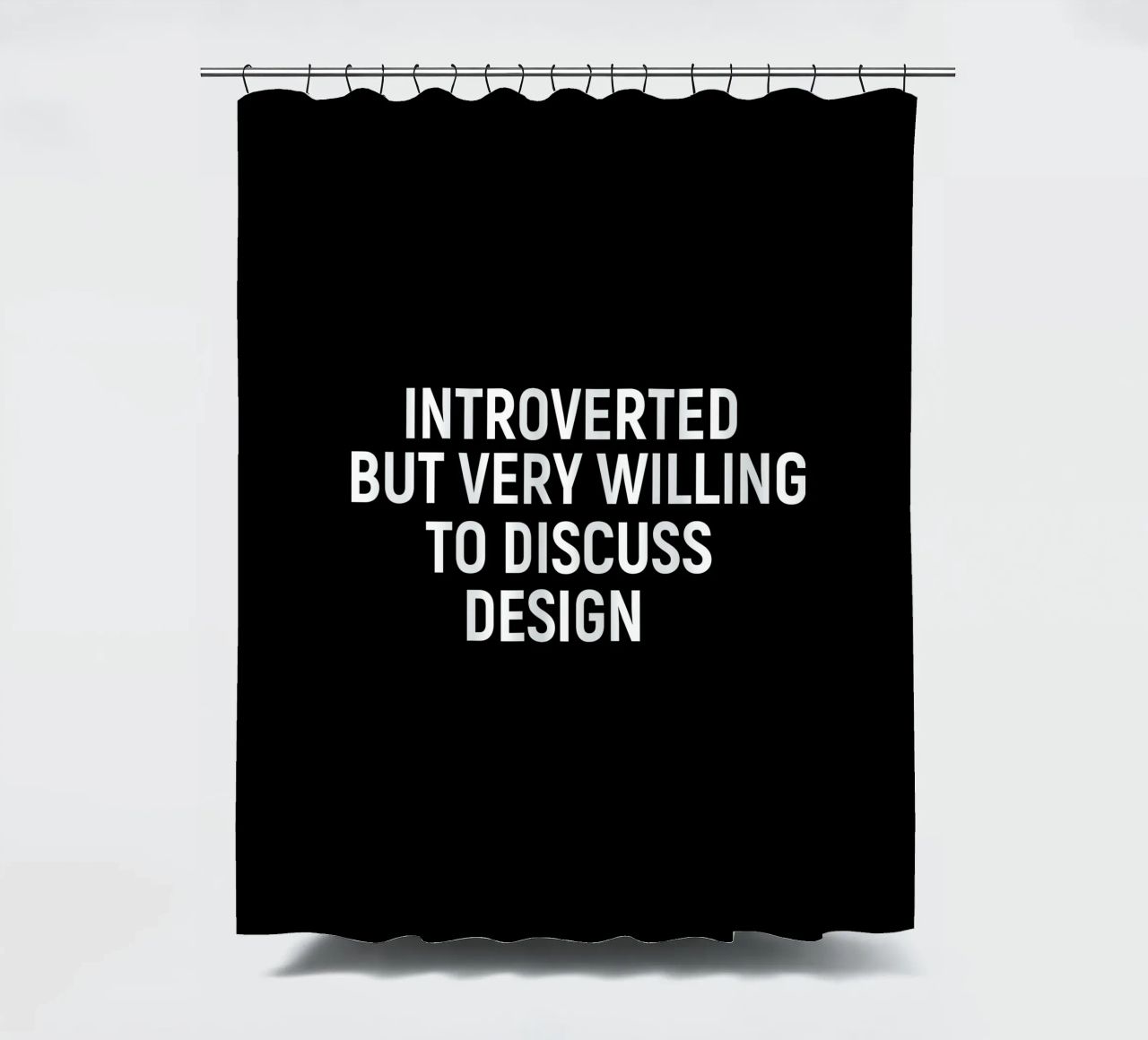Introverted but very willing to discuss design tenda da doccia da happieeagle