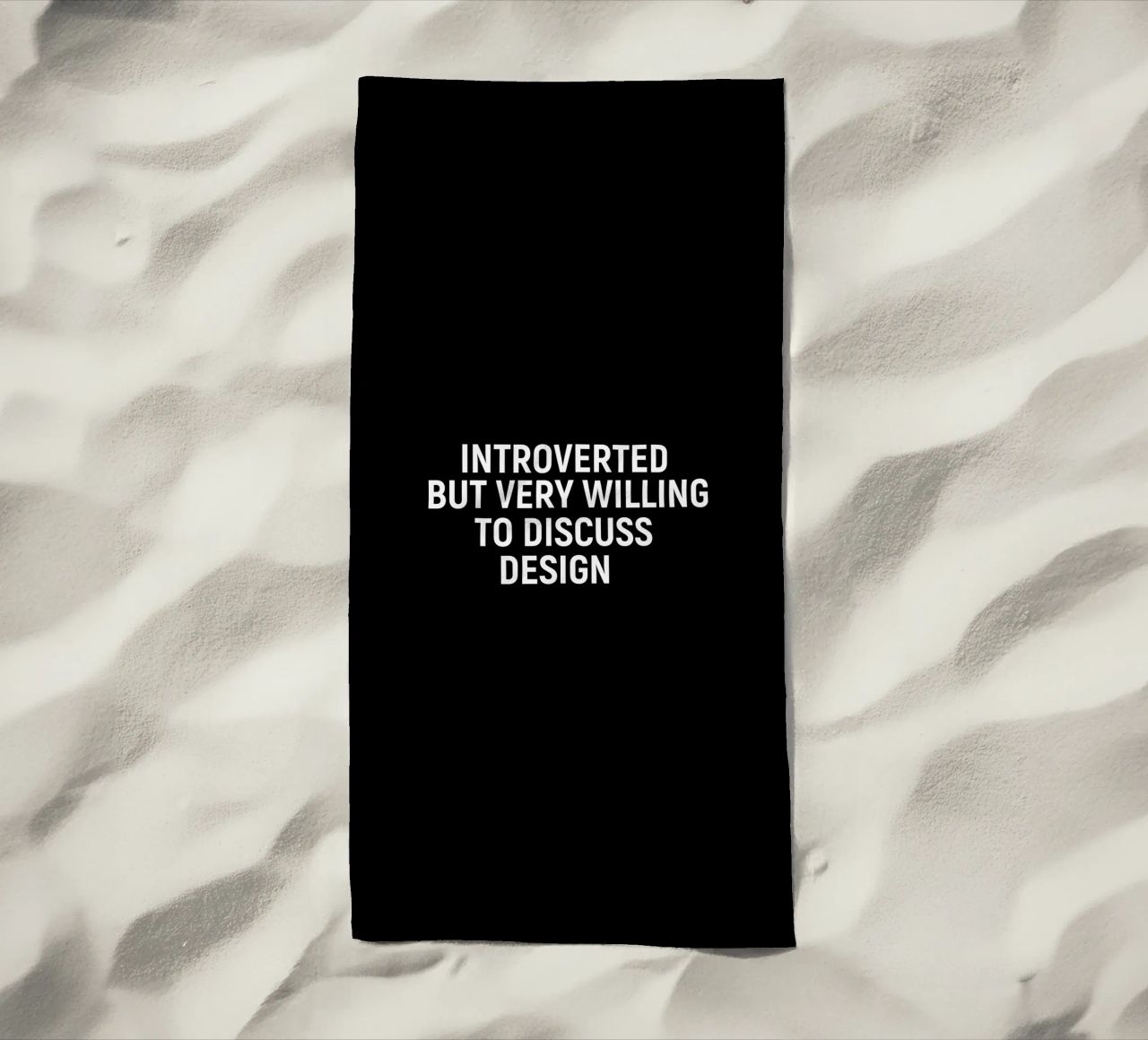 Introverted but very willing to discuss design telo mare da happieeagle