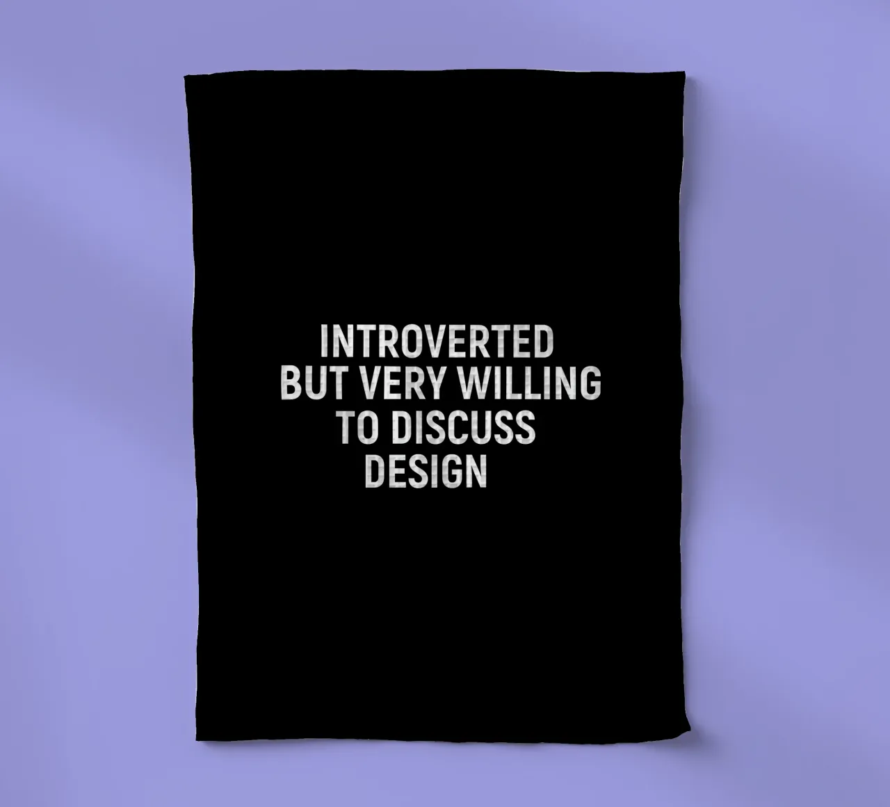 Introverted but very willing to discuss design canovaccio da cucina da happieeagle