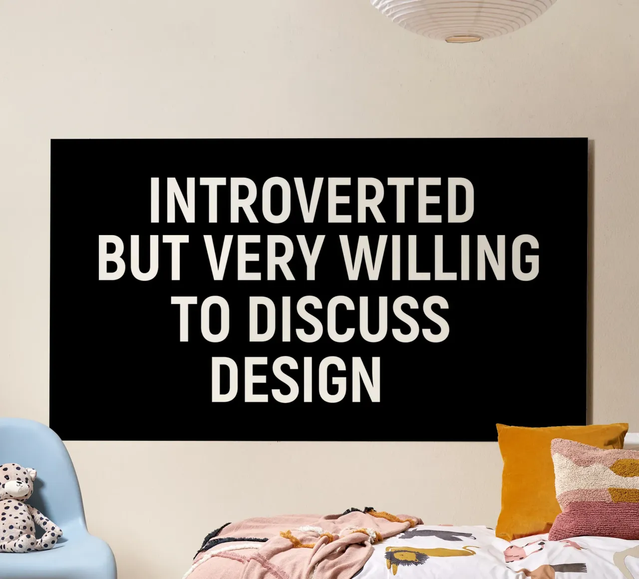 Introverted but very willing to discuss design Alu-Dibond von happieeagle