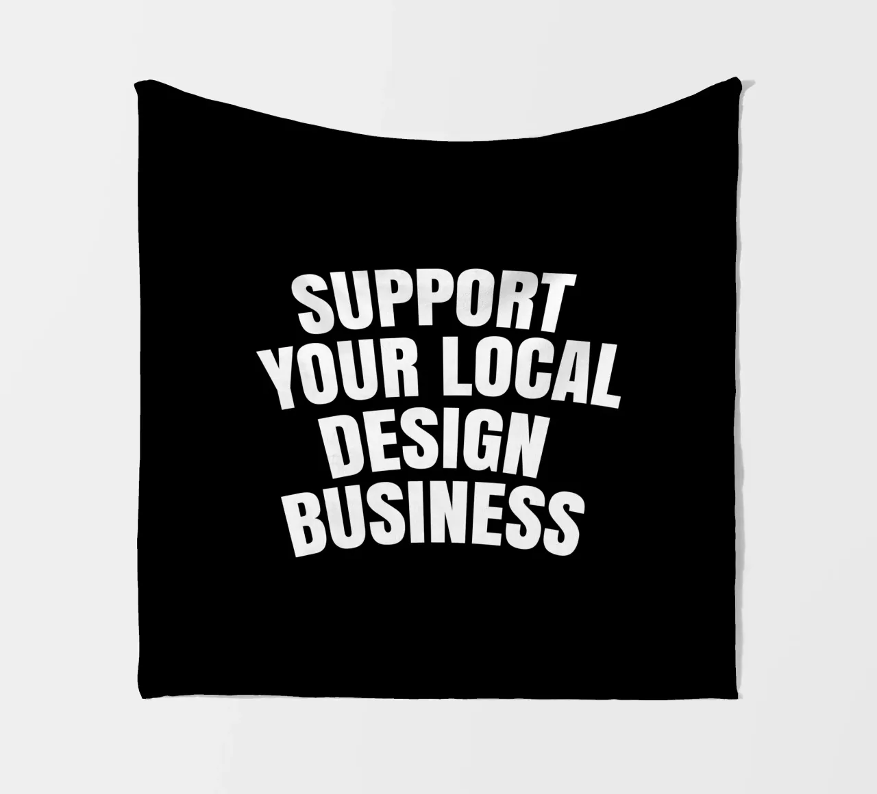 Support your local design business coperta in pile da happieeagle