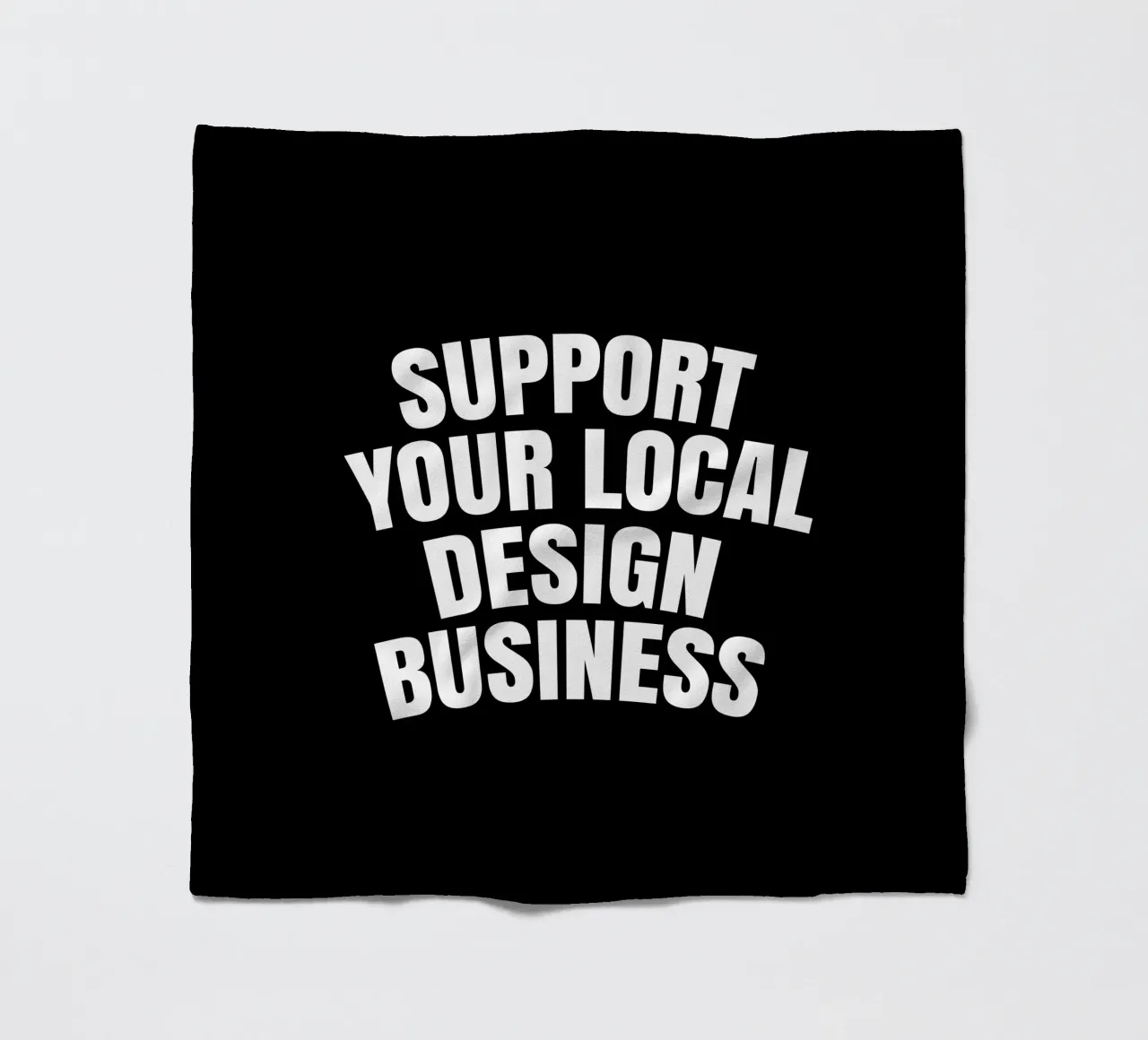Support your local design business coperta in pile da happieeagle
