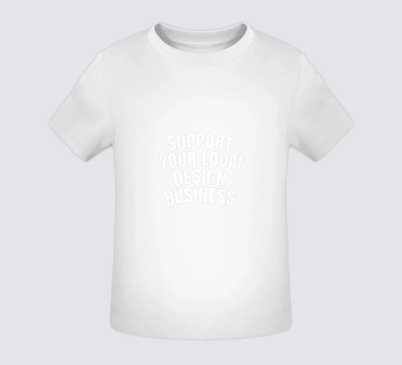 Support your local design business maglietta neonato da happieeagle