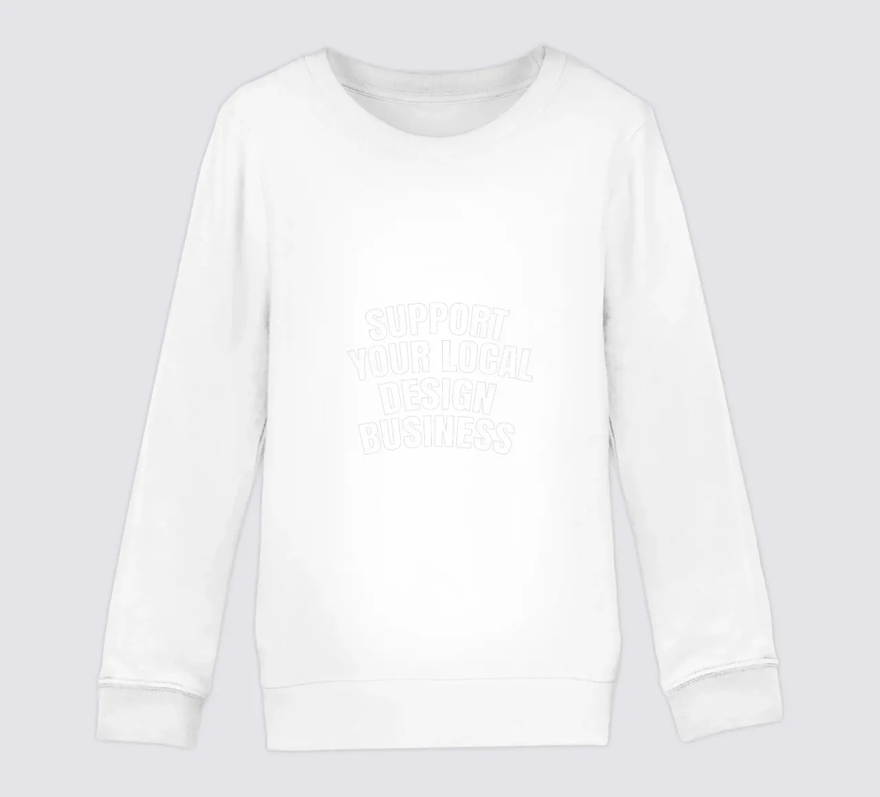 Support your local design business felpa bambino da happieeagle