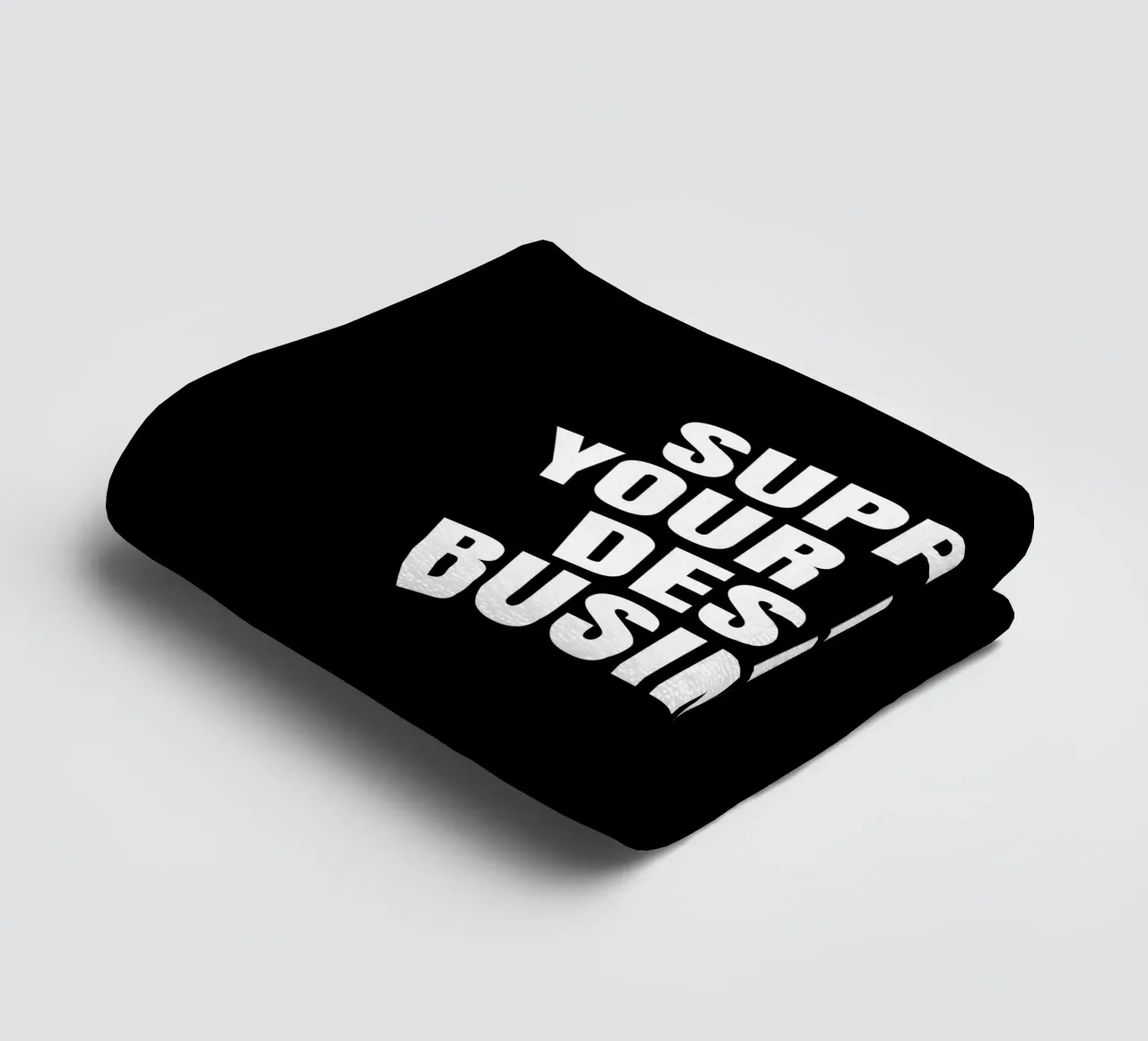 Support your local design business asciugamano da bagno da happieeagle