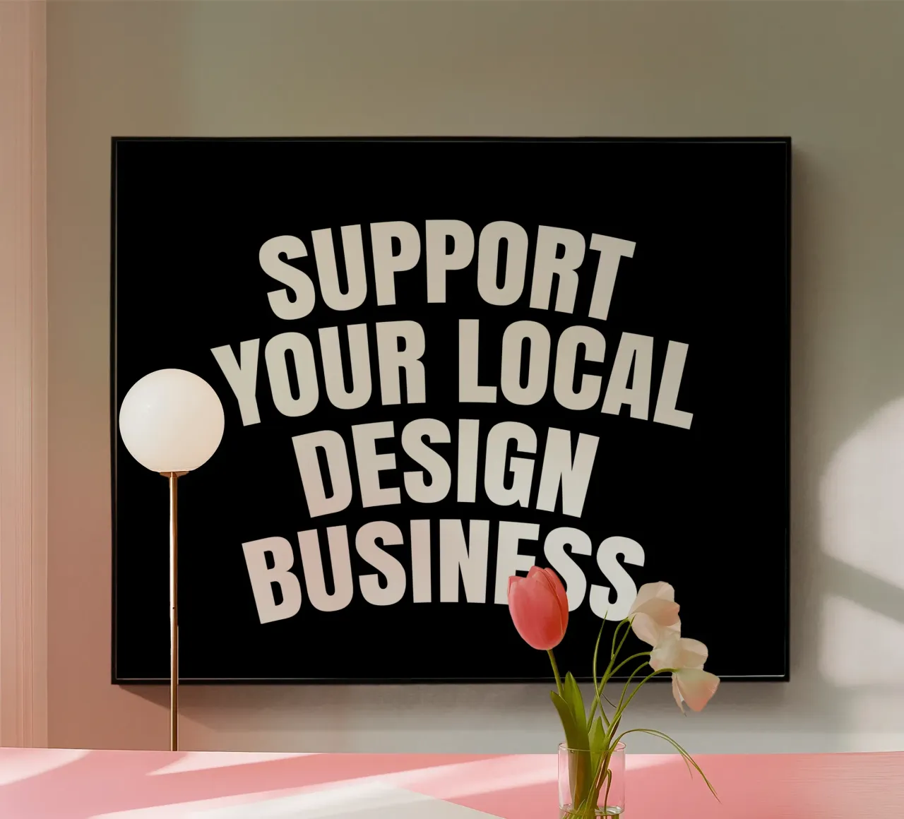 Support your local design business plexiglass da happieeagle