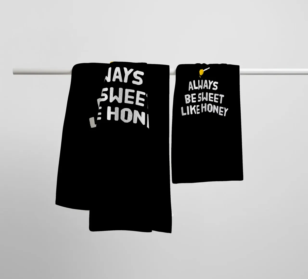 Always be sweet like honey asciugamano da bagno da happieeagle