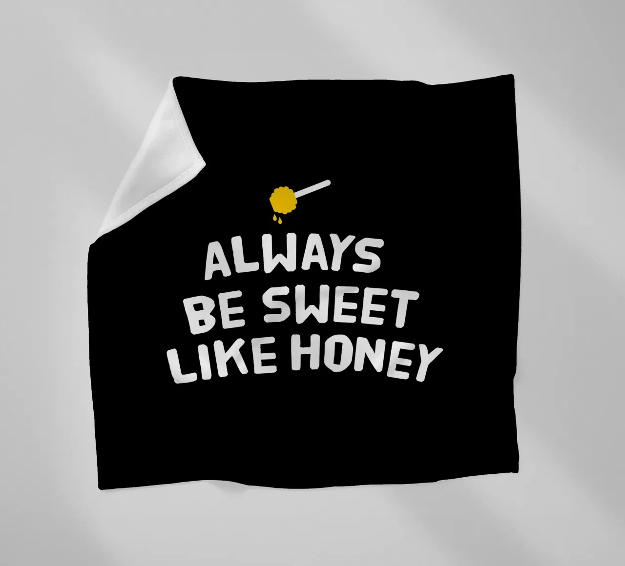 Always be sweet like honey coperta in pile da happieeagle