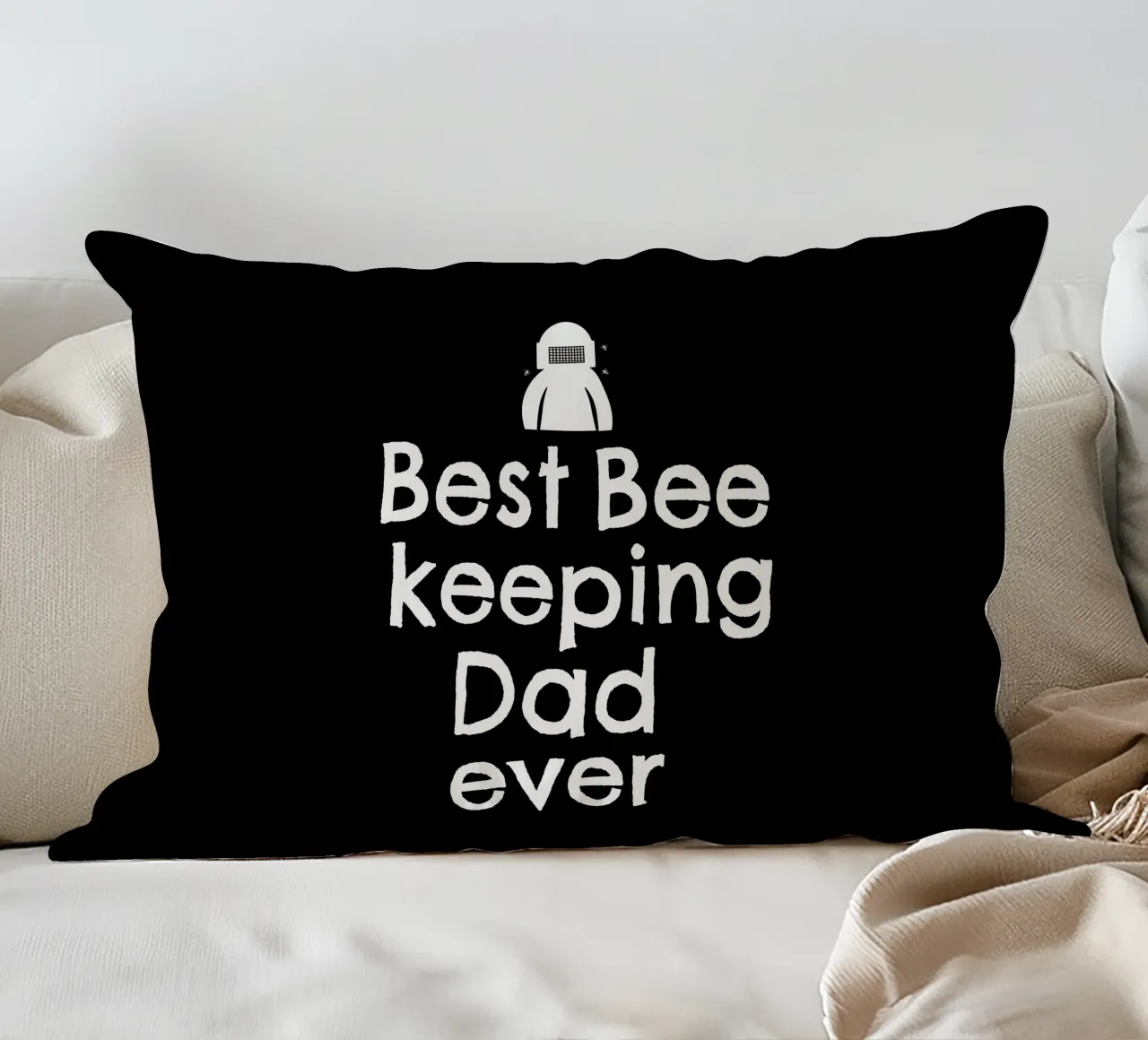 Best beekeeping dad ever cuscino da happieeagle