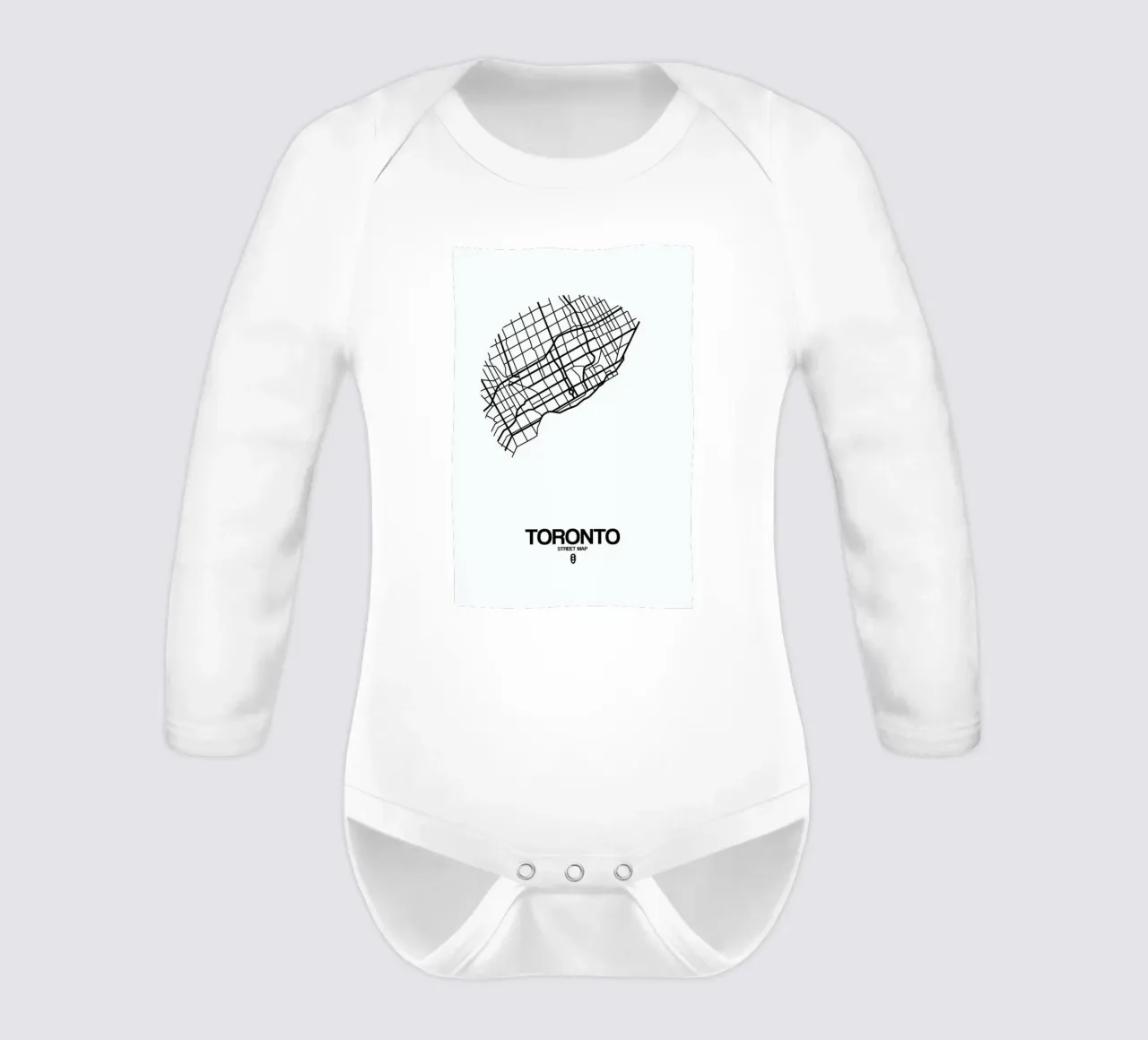 Toronto long-sleeve baby romper by Naxart