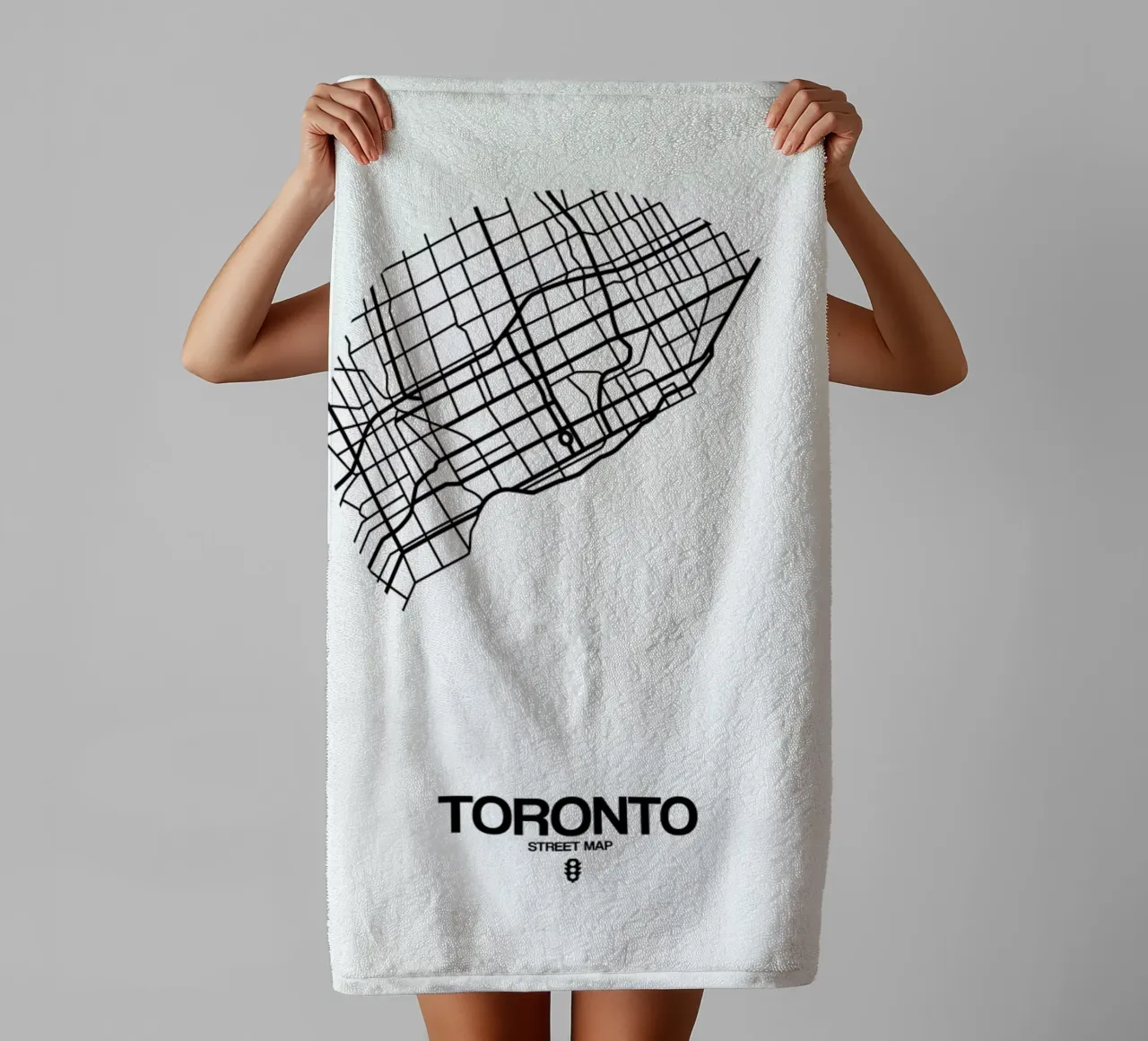 Toronto asciugamano da bagno da Naxart
