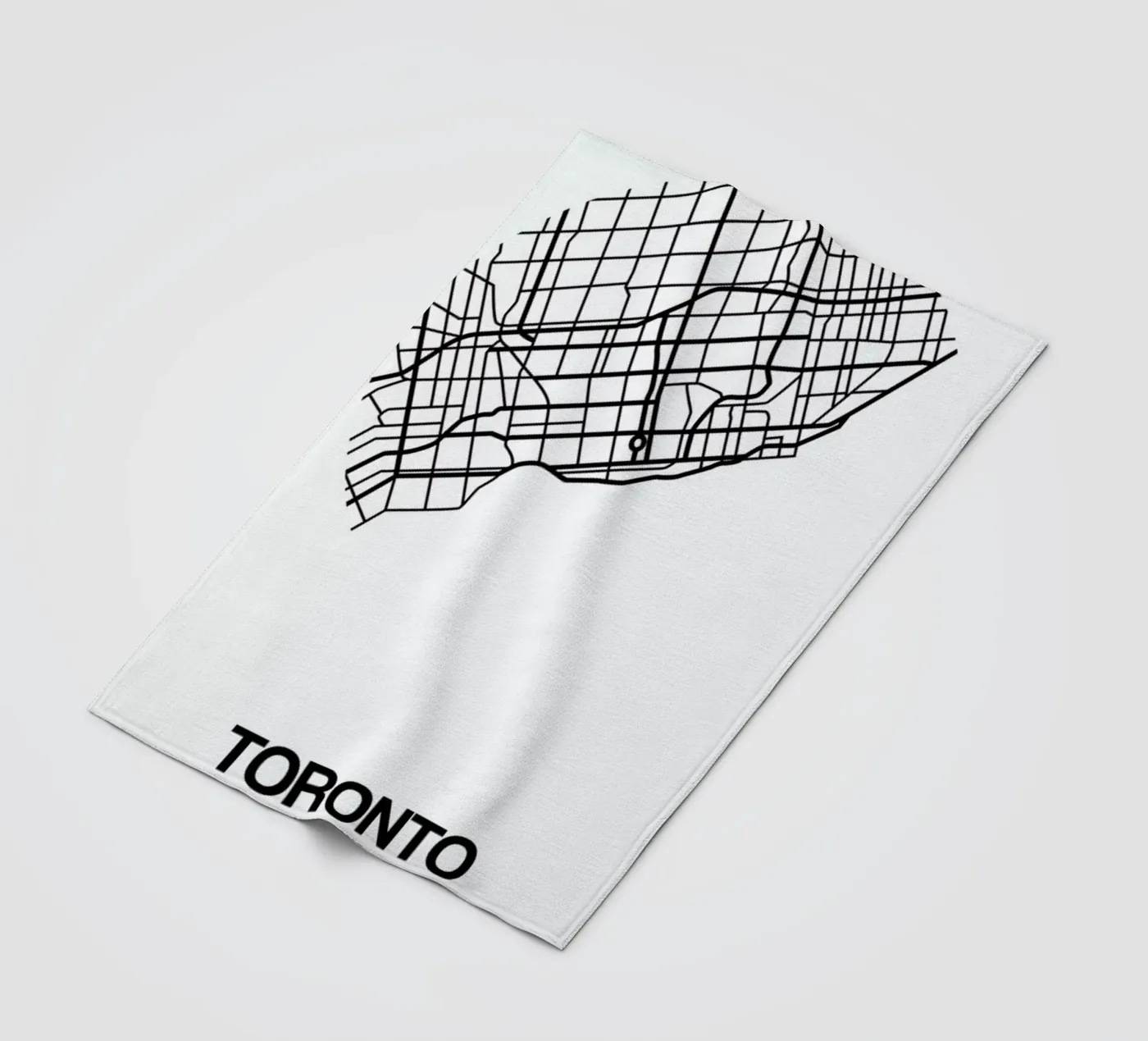 Toronto coperta in pile da Naxart