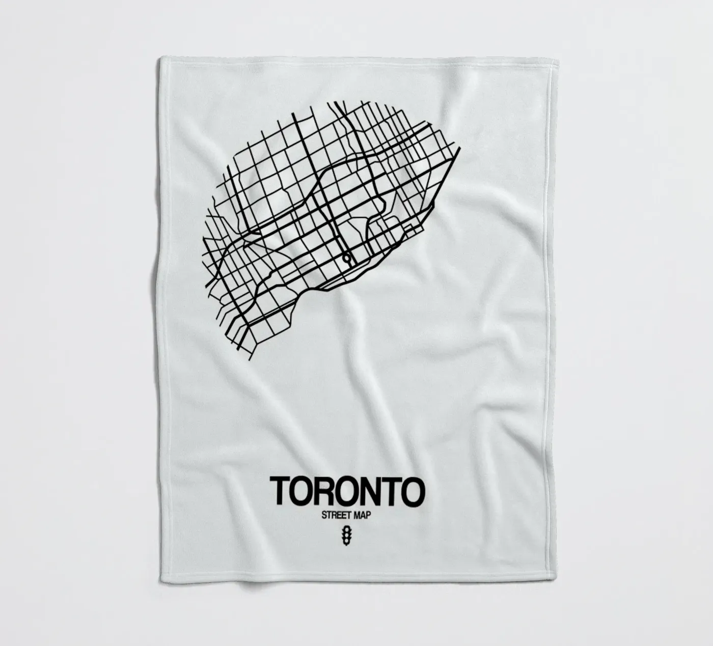 Toronto coperta in pile da Naxart