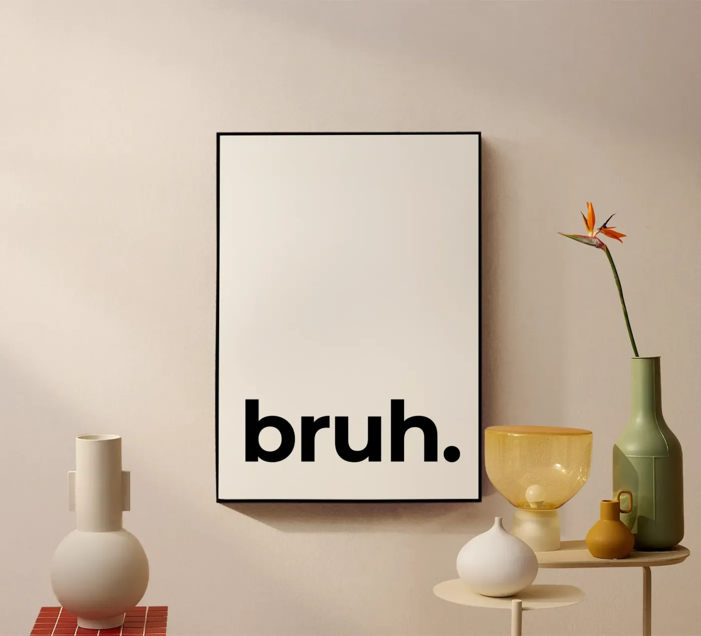 Bruh Acryl-Glas von Paigaam Studio