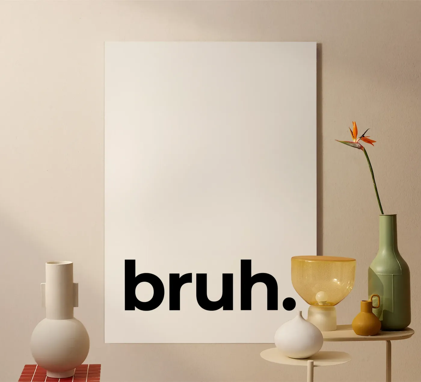 Bruh Acryl-Glas von Paigaam Studio