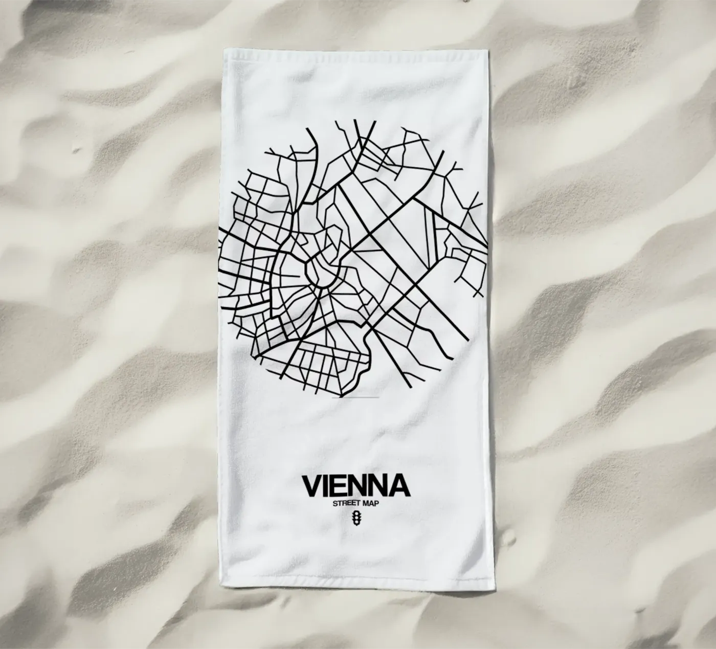 Vienna strandhanddoek van Naxart