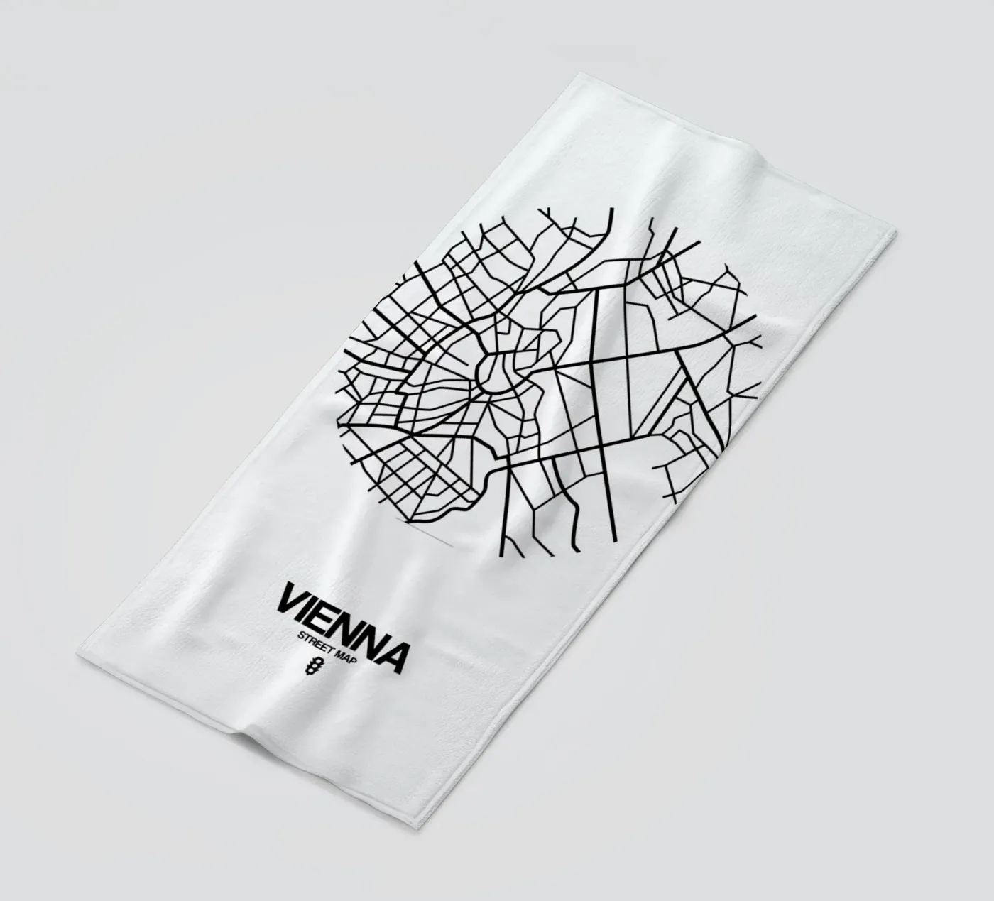 Vienna strandhanddoek van Naxart