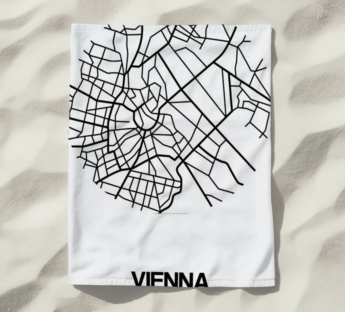 Vienna strandhanddoek van Naxart