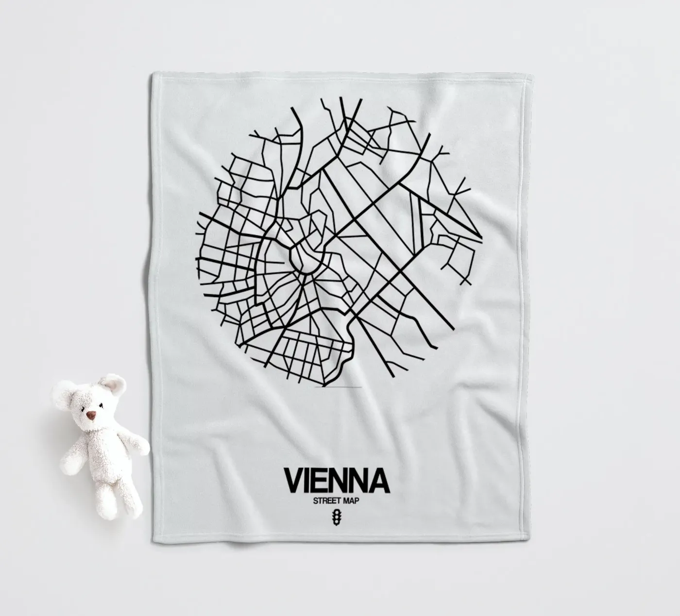 Vienna fleece blanket by Naxart